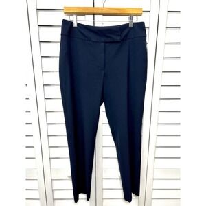 Talbots Heritage Cropped Trouser Pants Career Business Women's Size 6 Navy Blue
